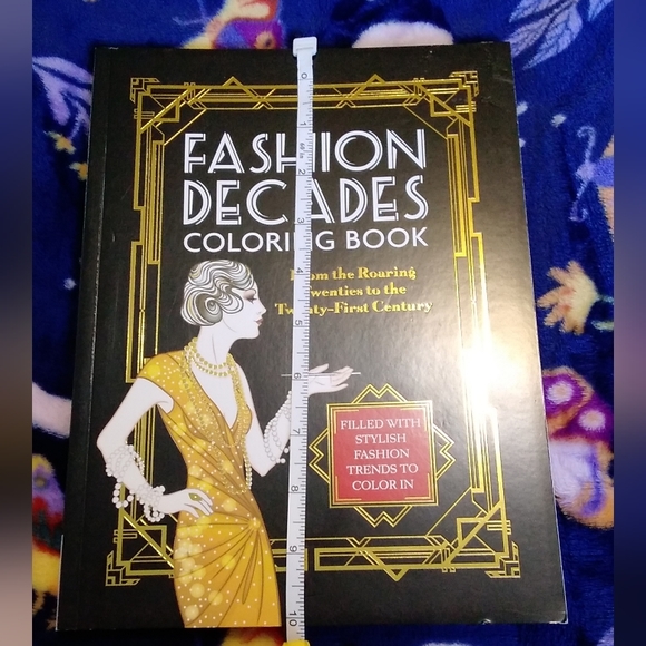 🆕️Fashion of the Decades Advanced Coloring Book - Picture 6 of 11
